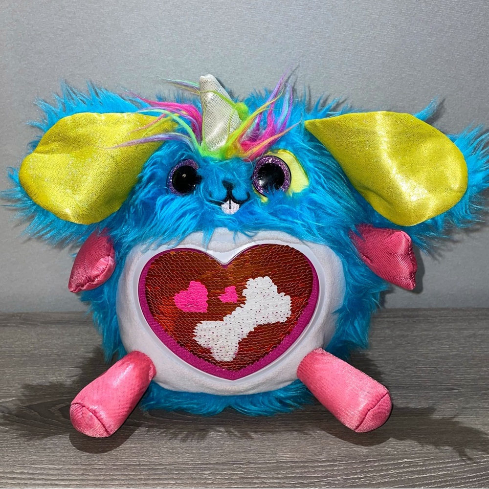 ZURU Rainbocorns Plush Unicorn Blue Stuffed Animal Toy 10-12”